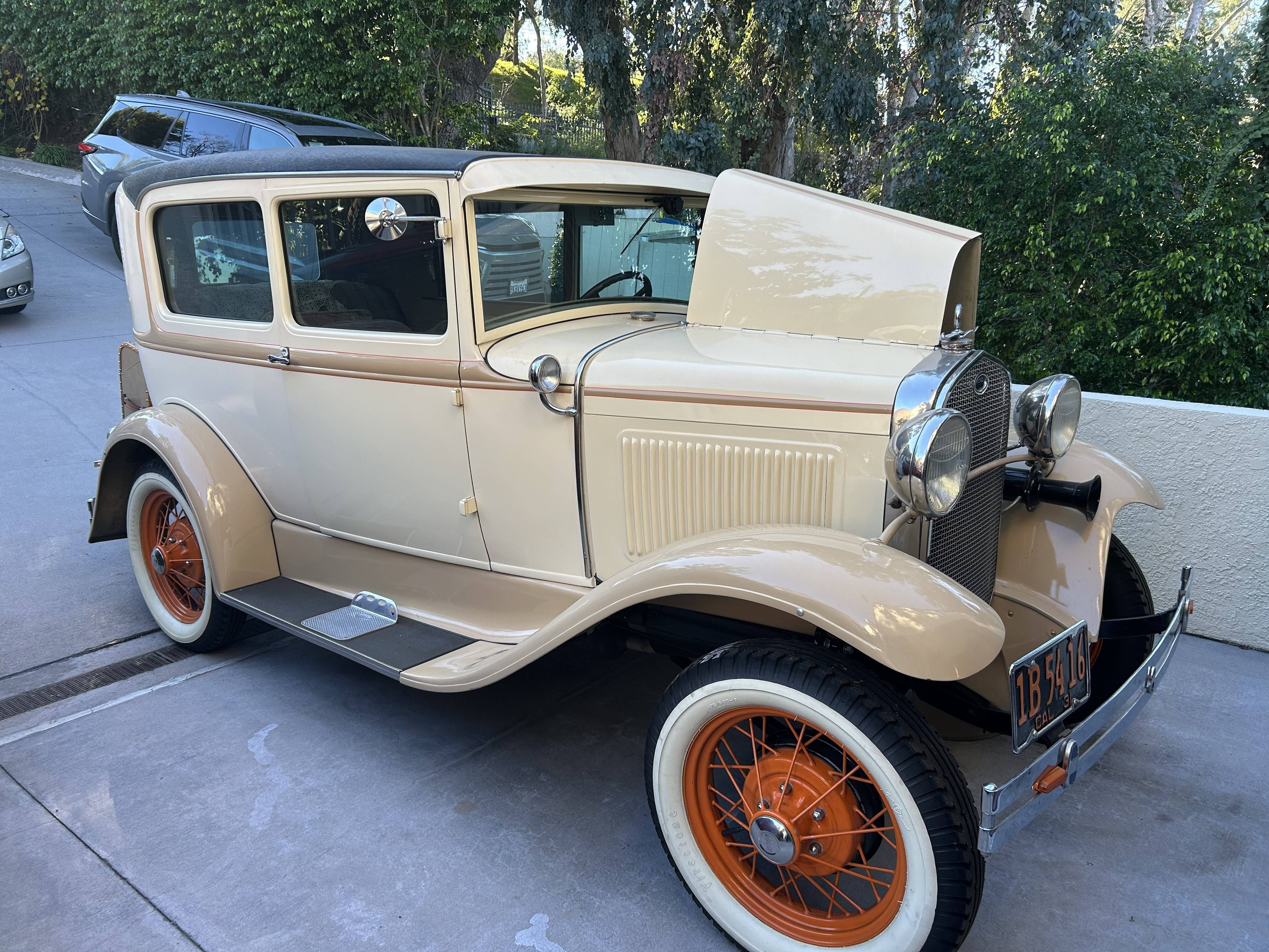 Restored 1931 Ford Model A Tudor Sedan with 5-Speed Manual...