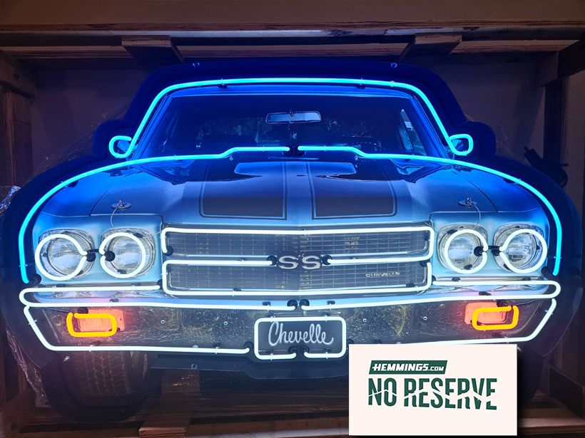 No-Reserve 1970 Chevrolet Chevelle SS Neon Sign
